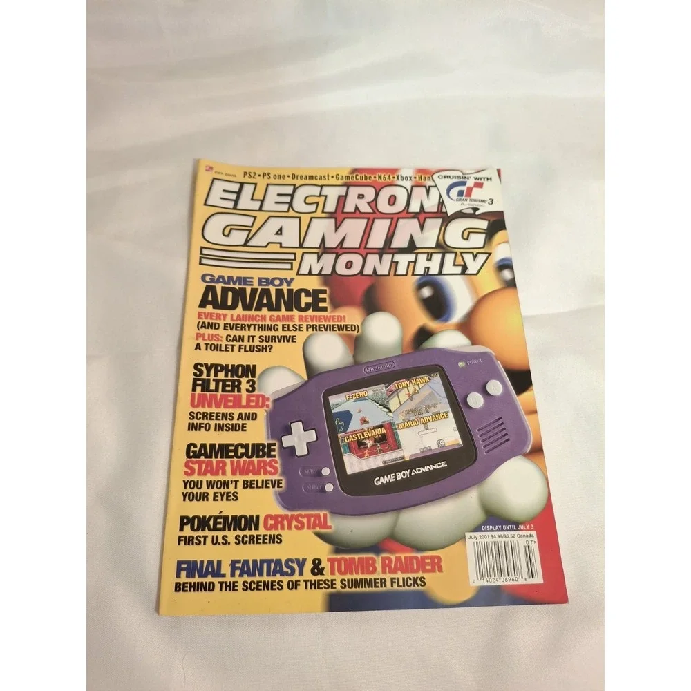 EGM/Electronic Gaming Magazine July 2001 #144 Game Boy Advance Silent Hill 2 Ad